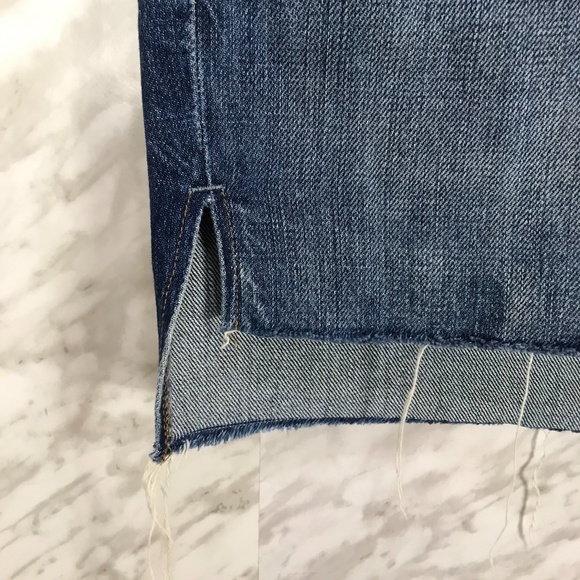 Good American Raw Stagger Mini Shirt Size … - Picture 4 of 12